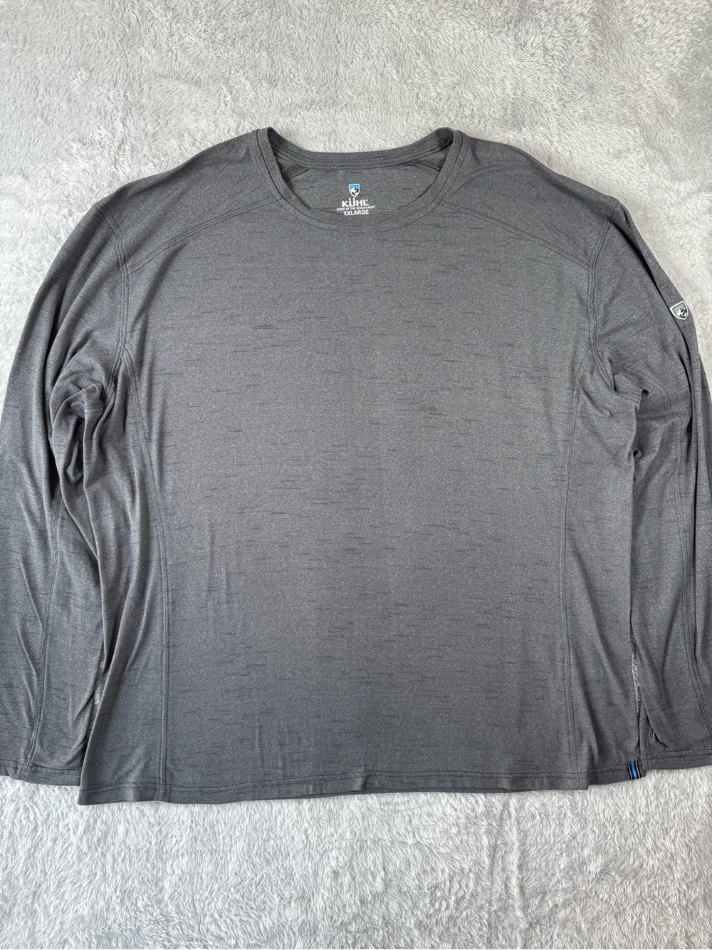 Kuhl Intent Krew Gray Long Sleeve Performance Shirt Men’s XXL